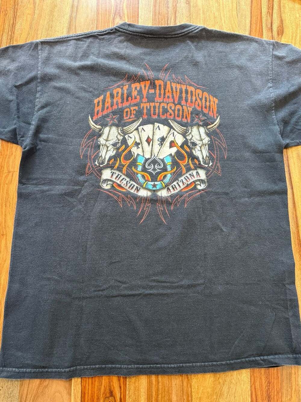 2010Harley-Davidson Tucson Arizona Graphic T-Shirt Sz L